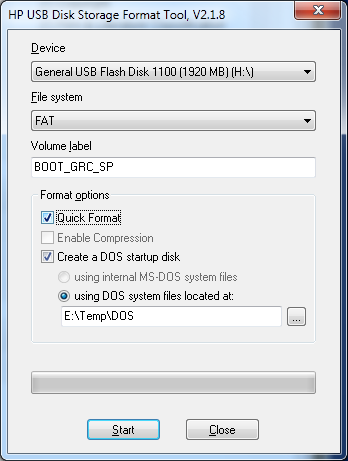bootable usb disk format tool